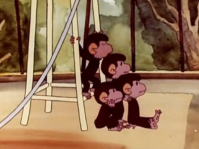 Фото из мультика про обезьянку с детьми